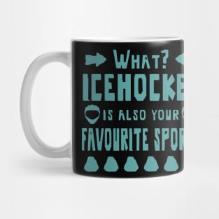 Ice Hockey Body Check Hockey Stick Mug